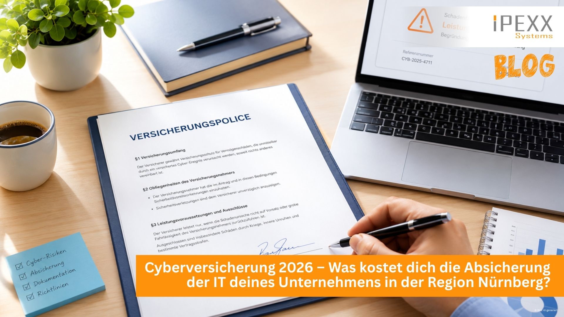 Cyberversicherung 2026 – Was kostet dich die Absicherung der IT deines Unternehmens in der Region Nürnberg?