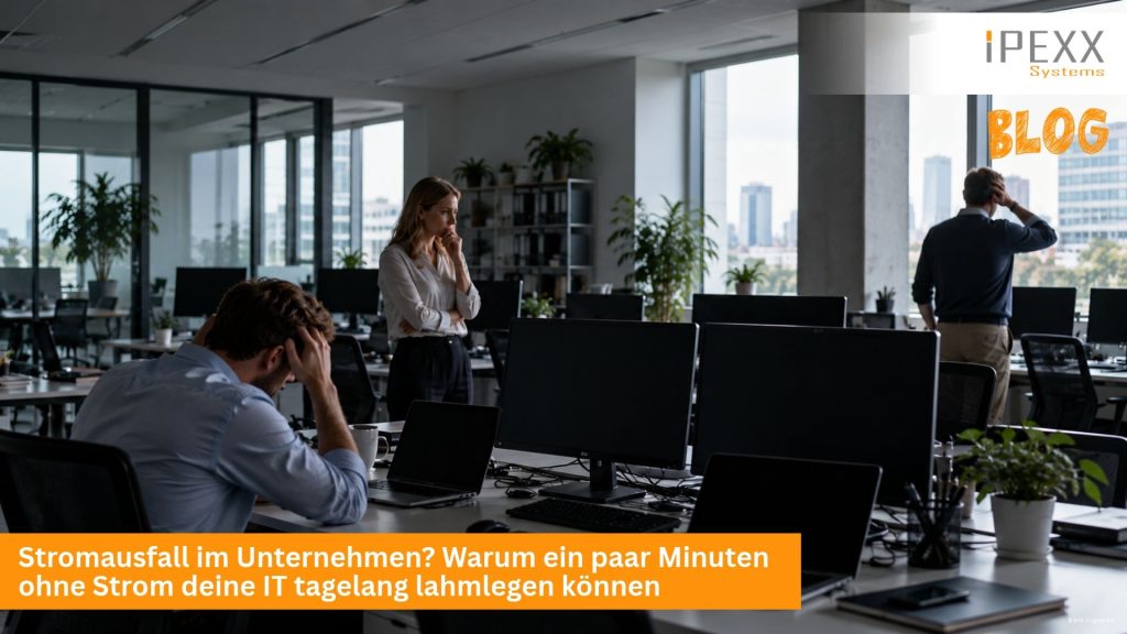 Stromausfall im Unternehmen? Warum ein paar Minuten ohne Strom deine IT tagelang lahmlegen können